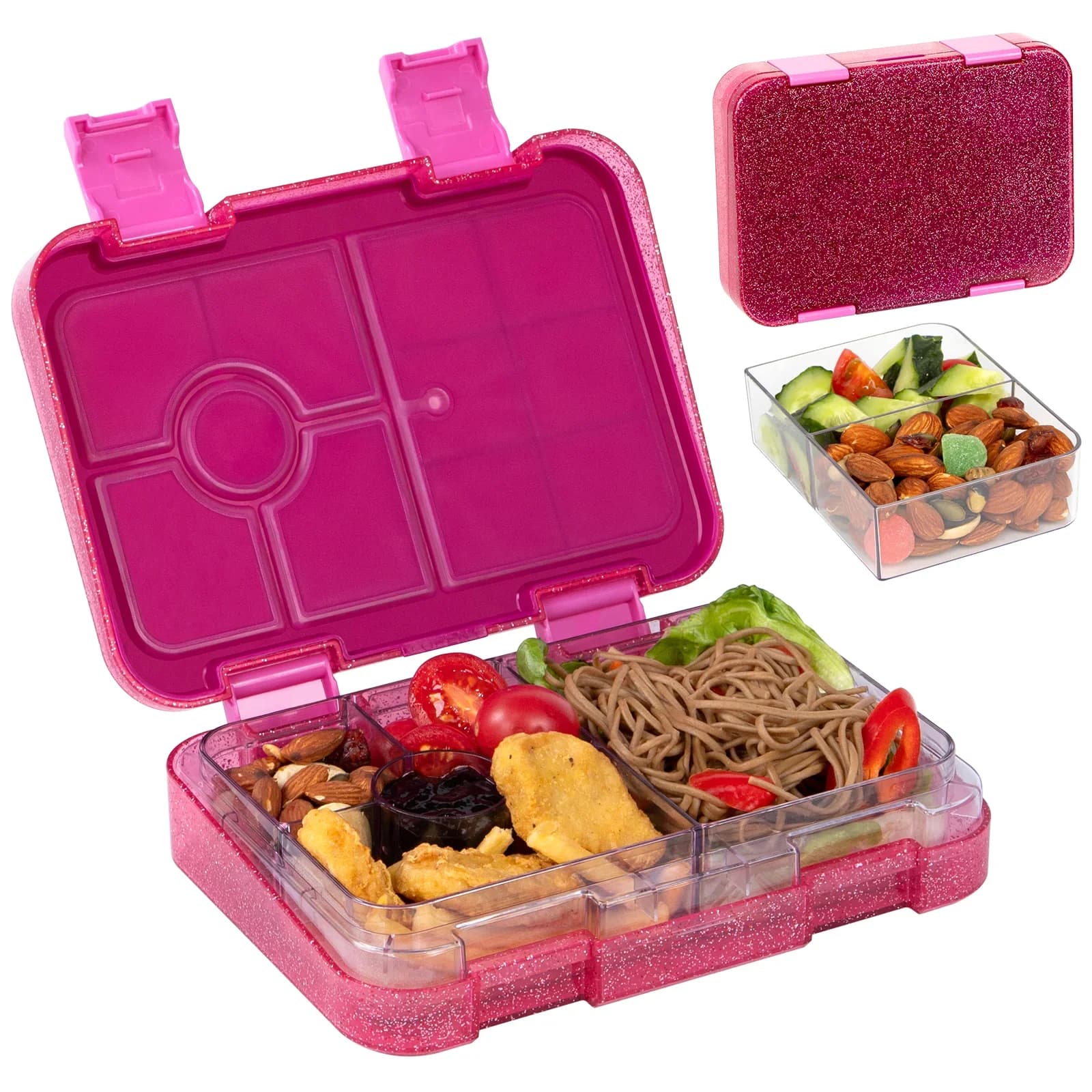 Prenosný tesniaci obedár Bento vhodný do mikrovlnky s príborom