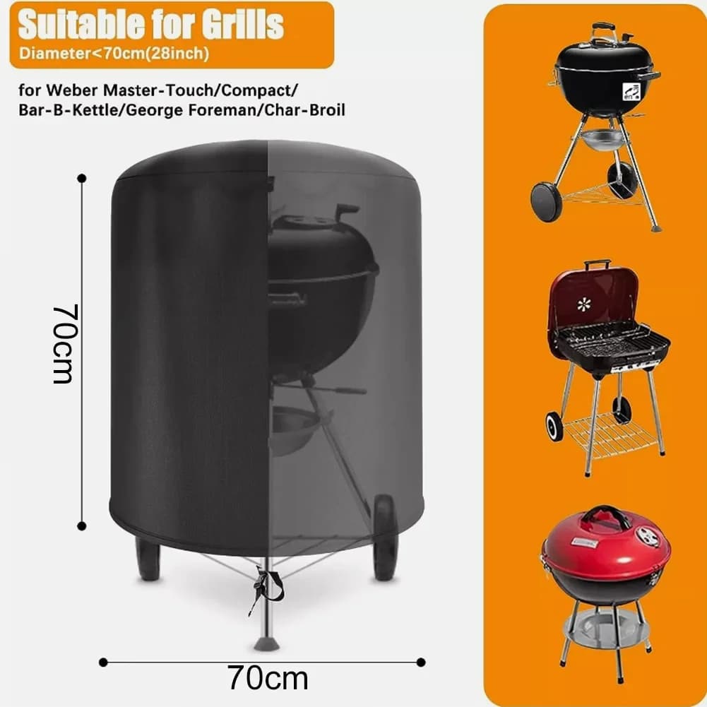Nepremokavý ochranný kryt na okrúhly gril Raweao Kettle / Weber 57 cm