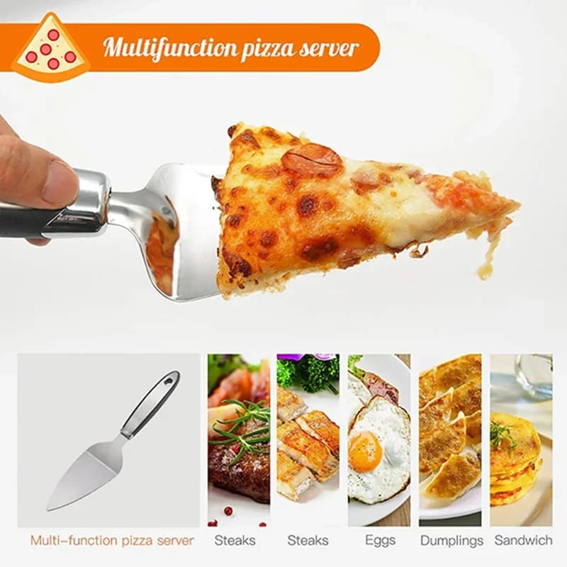 Nerezové krájacie koliesko na pizzu a cesto