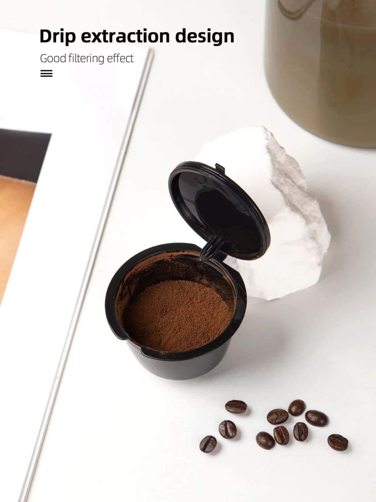 Znovupoužiteľné kávové kapsuly pre Nescafe Dolce Gusto (1/3/5/10 ks)