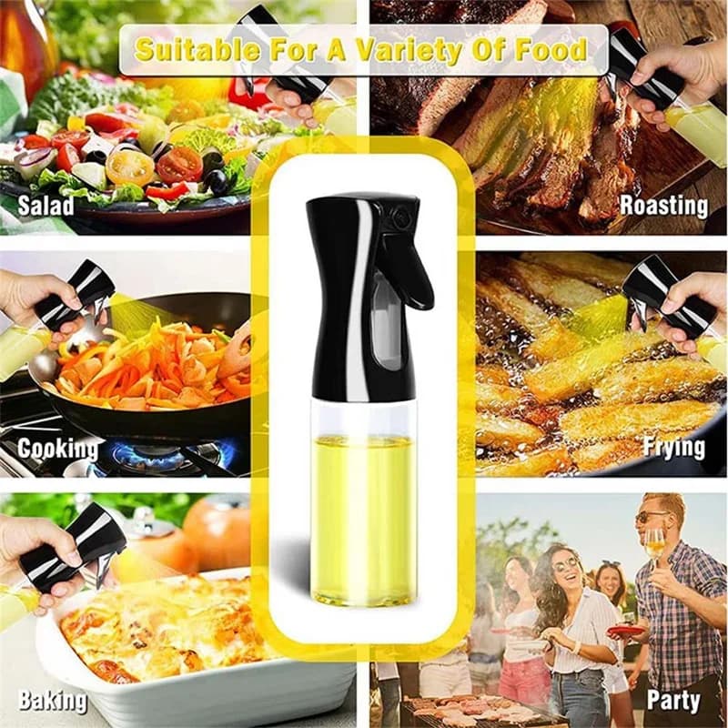 Rozprašovač na olej do kuchyne a fritézy, 100–500 ml