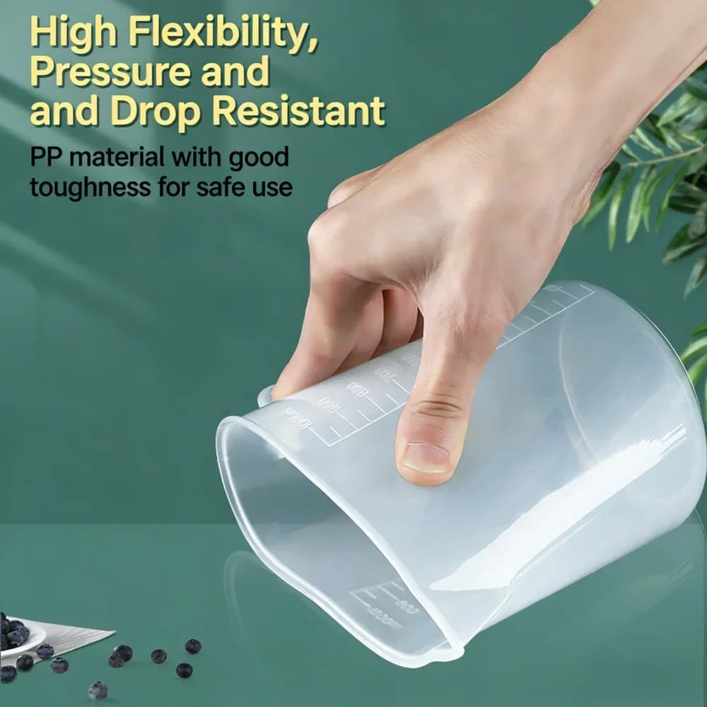 Kuchynská plastová odmerka so stupnicou, 100–5000 ml