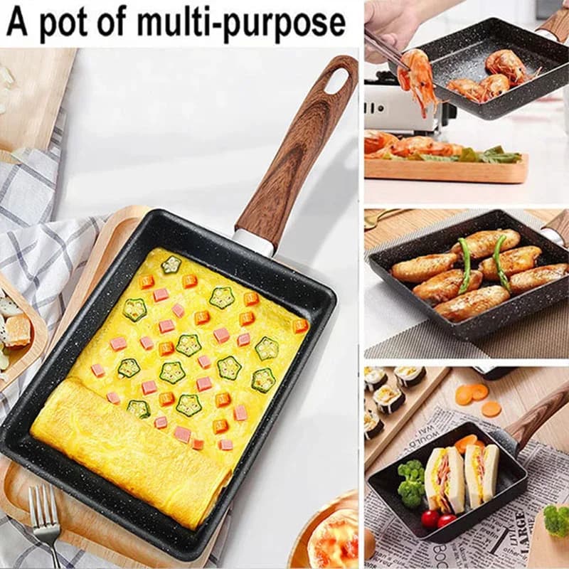 Japonská panvica Tamagoyaki na omelety, nepriľnavá