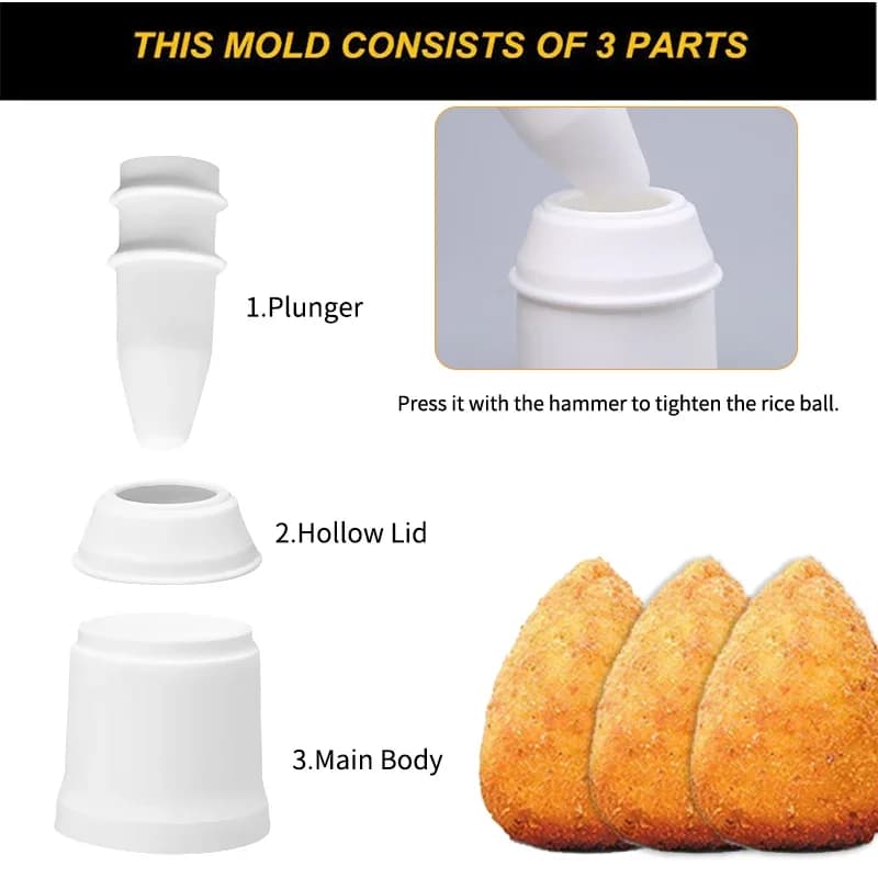 Forma na arancini a ryžové guľky PGY DIY